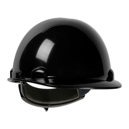 Pip Dynamic Dom Cap Style Dome Hard Hat HDPE Shell, 4-PT Suspension, Rachet Adjustment, Black 280-HP341R-11